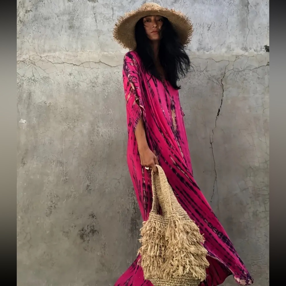 Pink caftan - plus - Picture 14 of 14